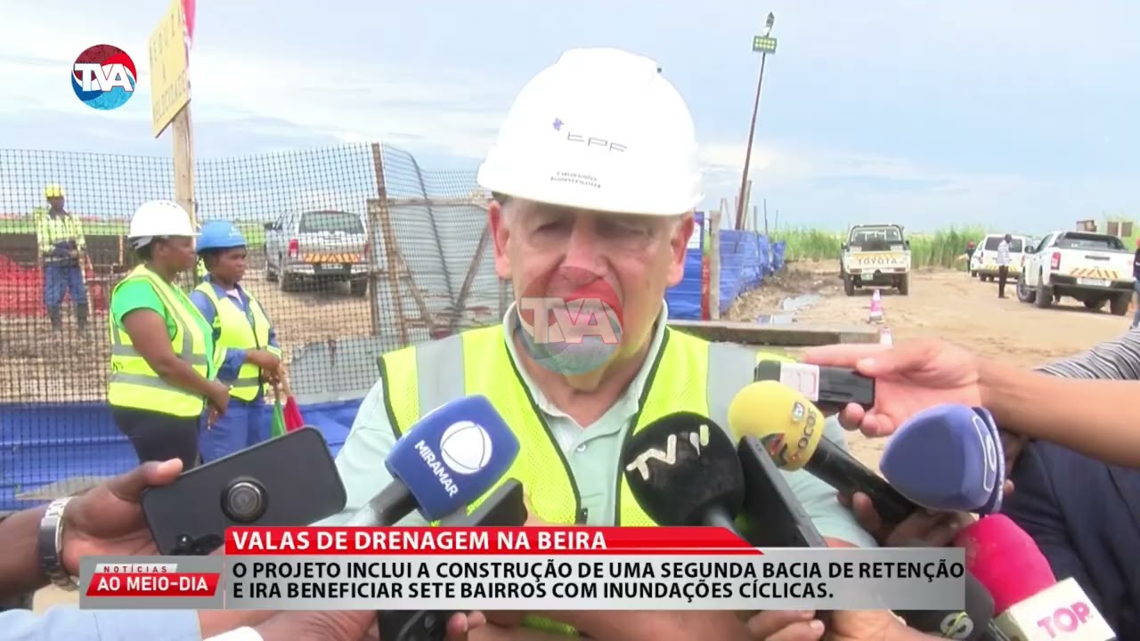 VALAS DE DRENAGEM NA BEIRA
