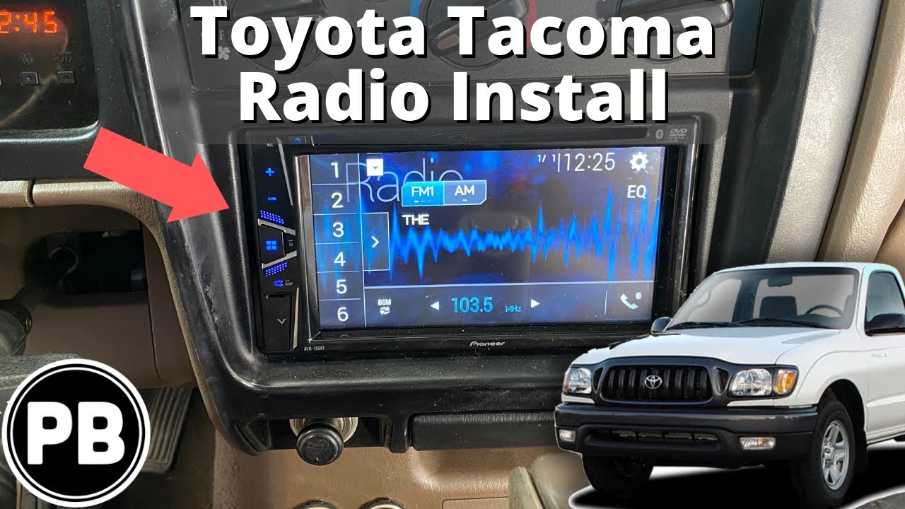 Установка радиоприемника Toyota Tacoma 1998-2004 гг.