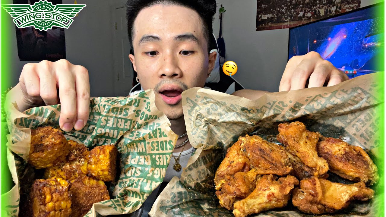 LOUISIANA RUB Part 2 Wingstop Chicken Wings | First Time Review