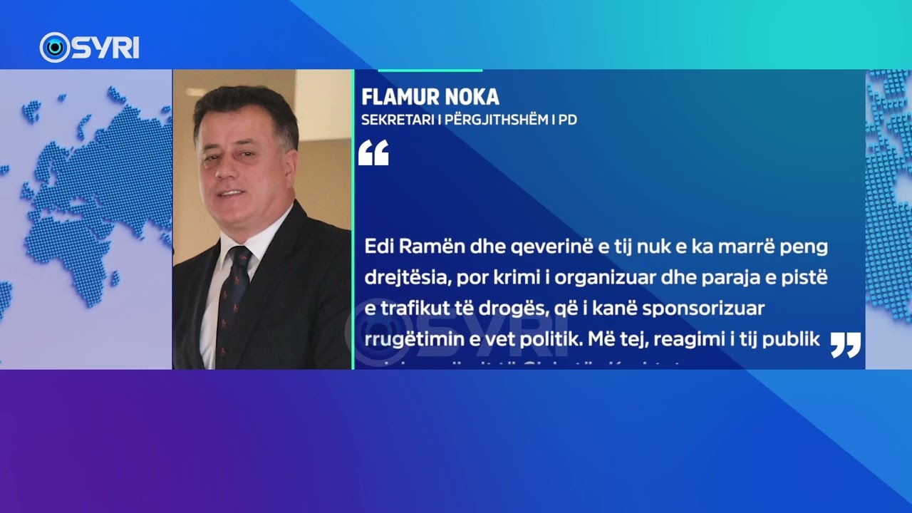 PD i kundërpërgjigjet Ramës, Noka: Ramën e ka marrë peng krimi, e ka rradhën pas Ballukut