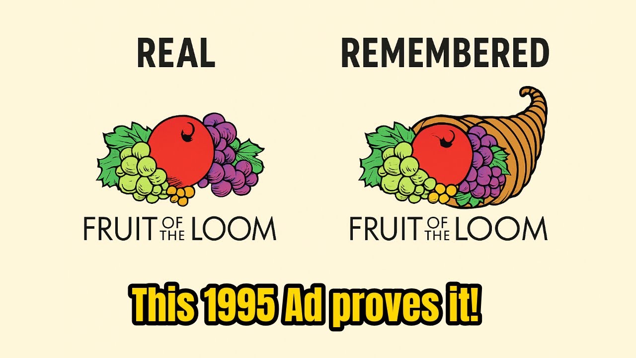 The Fruit of the Loom Logo You Think You Remember - Proof from 1995! #MandelaEffect, #FruitOfTheLoom