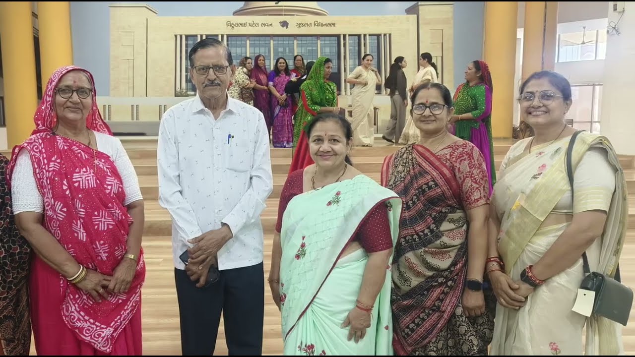 ગાંધીનગર વિધાનસભા જોઈ મુખ્યમંત્રીને મળ્યા અને પાછા કચ્છ.Gandhinagar mukhymantri Ne malya sachivalay.