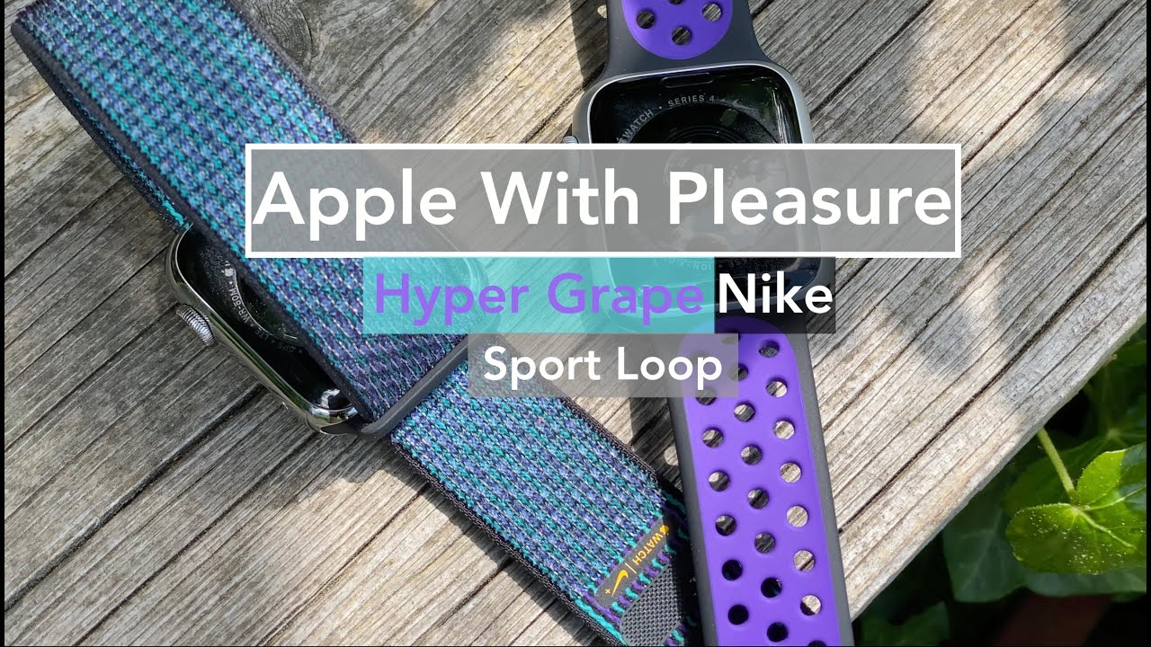 Hyper Grape NIke Sport Loop - Apple Watch Band