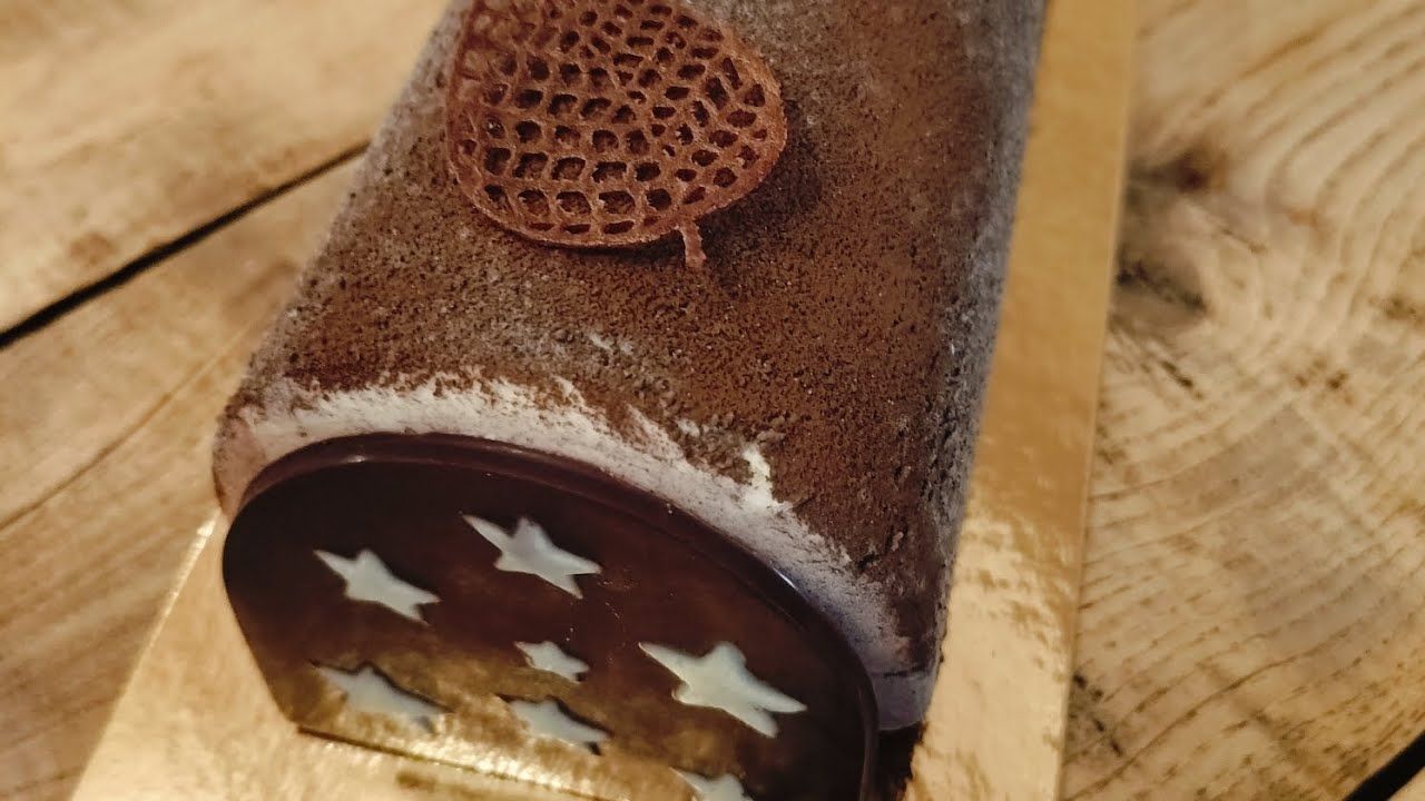 bûche aux 3 chocolat