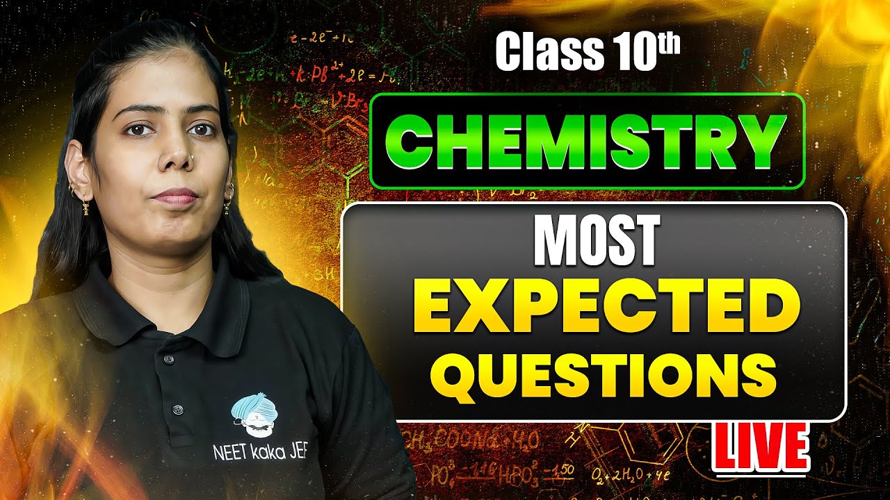 Class 10 Chemistry LIVE 🔥 | Most Expected Questions for Board Exam 2026
