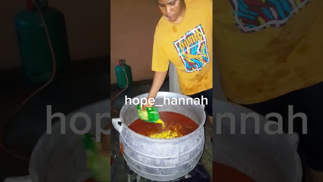 how i cooked Jollof rice and chicken for 500 people 