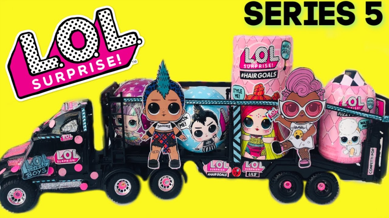 LOL Surprise UNBOXING Hairgoals BOYS Fuzzy Pets Lil Sisters WAVE 2 Toy OPENING