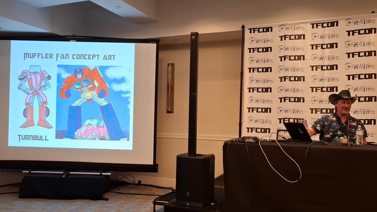 Оригинальная презентация TFcon LA 2026, предшествовавшая первому сезону G1, 1984 год, для панели,...