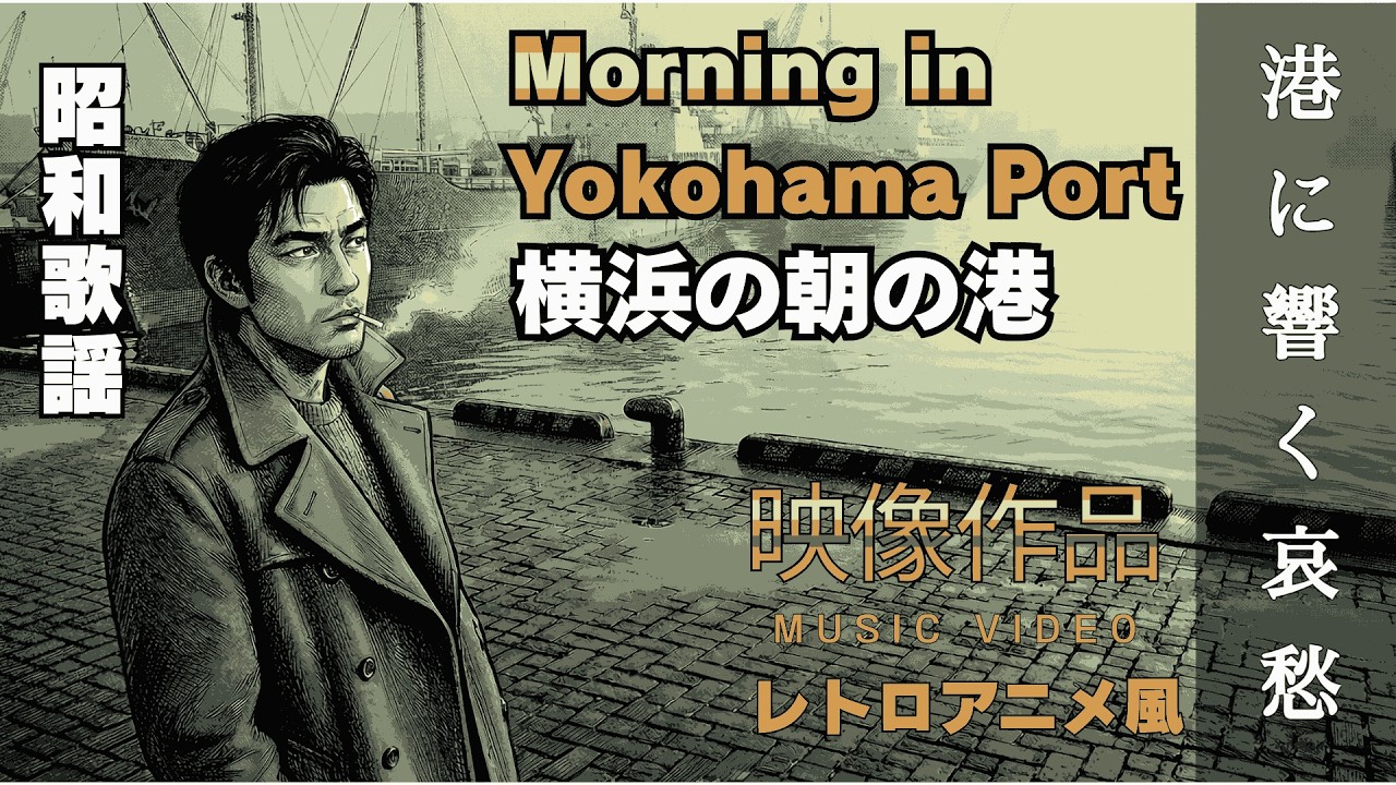横浜 [M/V] 懐かしい 昭和歌謡 / あの朝、ヨコハマに残した想い - 都会の哀愁メロディ (高音質)