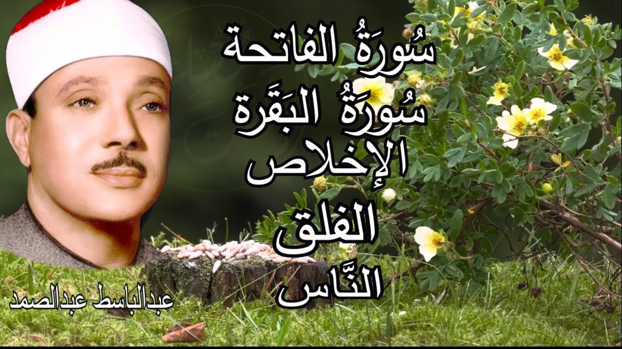 اطرد الشياطين من بيتك || سورة الفاتحة البقرة الاخلاص الفلق الناس | عبدالباسط عبدالصمد