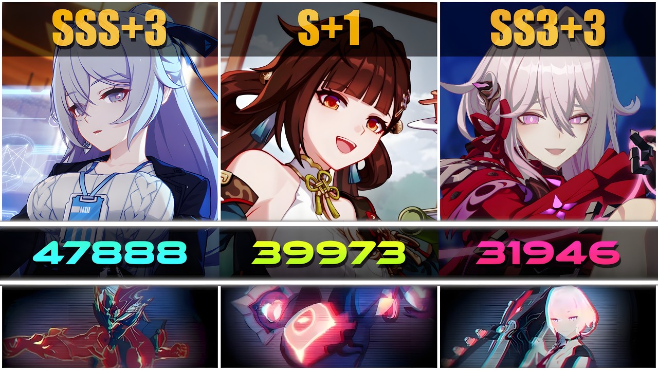 [MA EX] SSS Kalpas 47888 | SSS Pishacha 39973 | SS Lantern 31946 | Honkai Impact 3rd 8.8 Week 4
