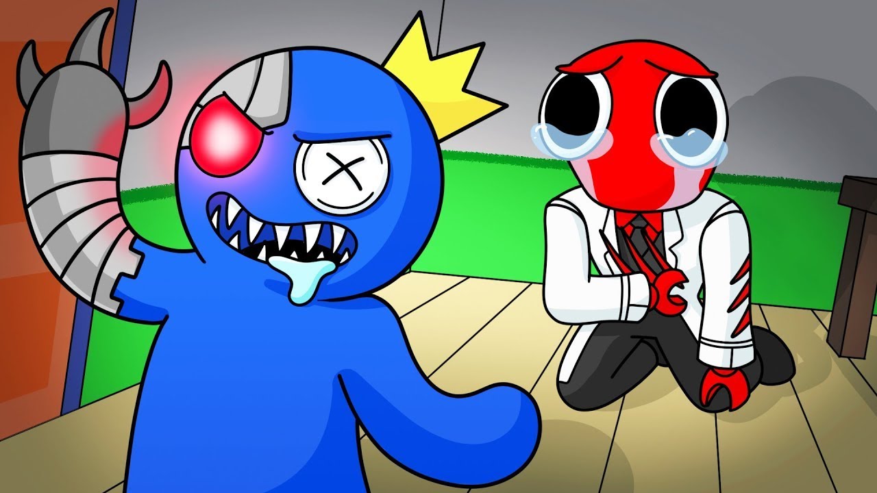 EL OSCURO SECRETO DE AZUL! (AMIGOS de ARCO&Iacute;RIS ANIMACI&Oacute;N)