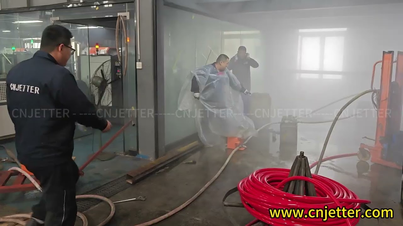 2000bar High Pressure Water Jet Cleaning Machine #hydroblasting  #hydrojetting #waterjet