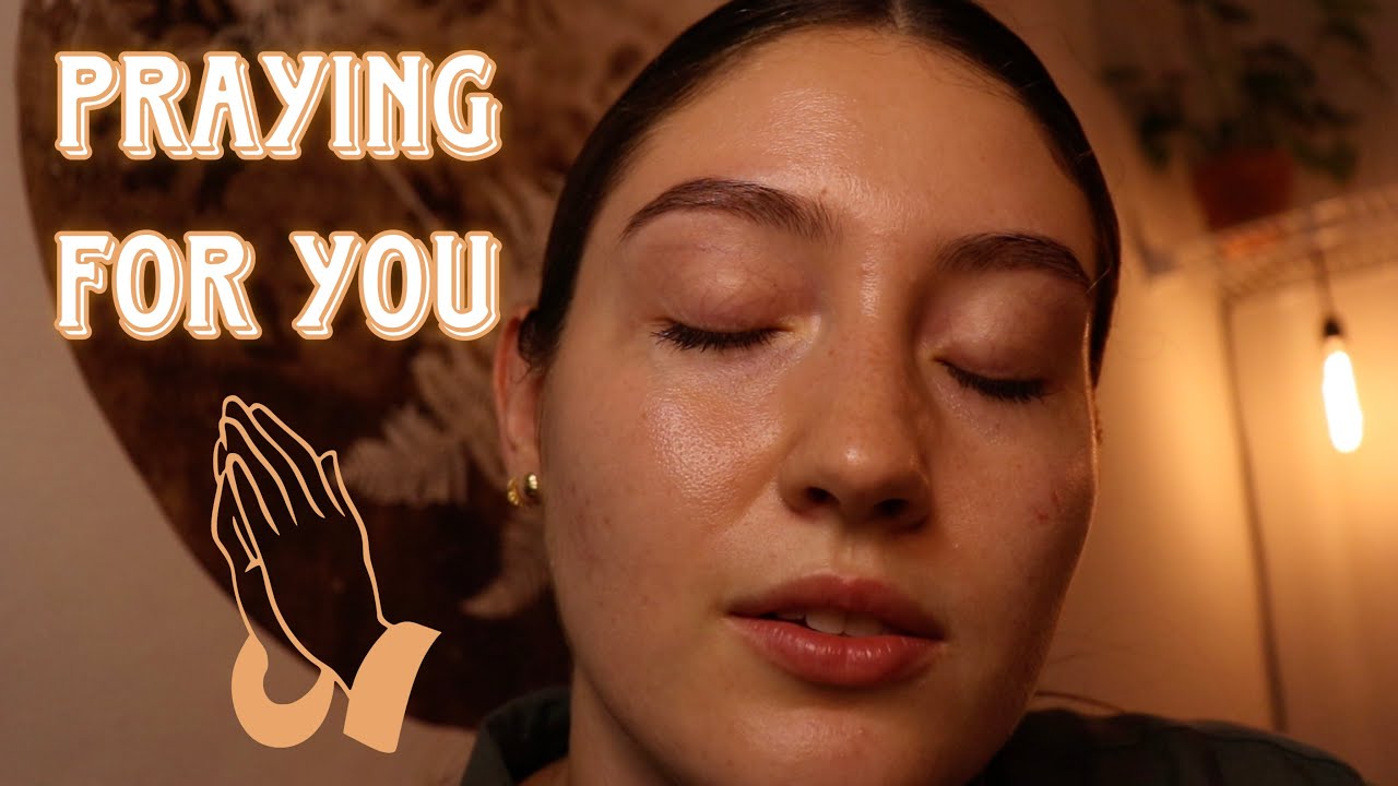 Christian ASMR [Role Play] - reading scripture and praying for you as you sleep 🙏