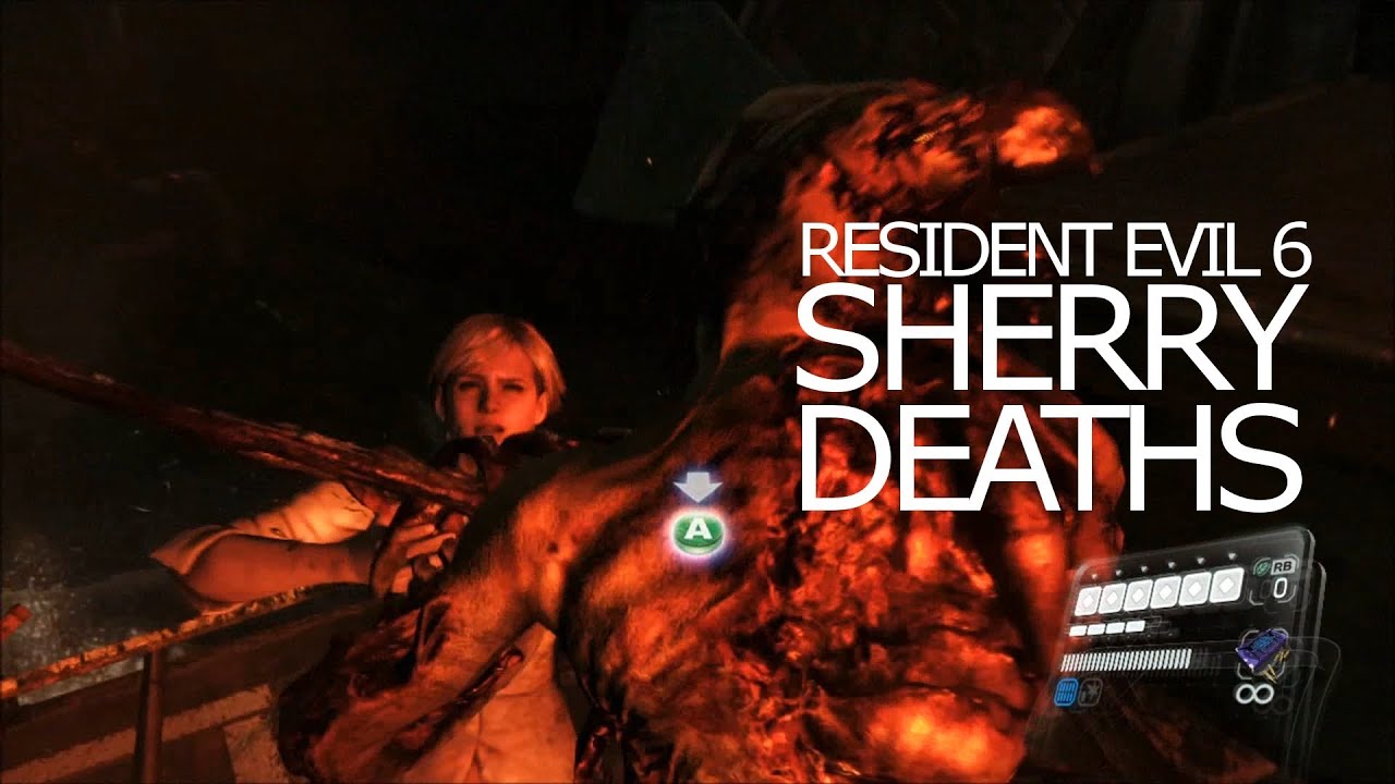 Sherry Birkin Death Scenes - Be Killed Awesomely Title Resident Evil 6