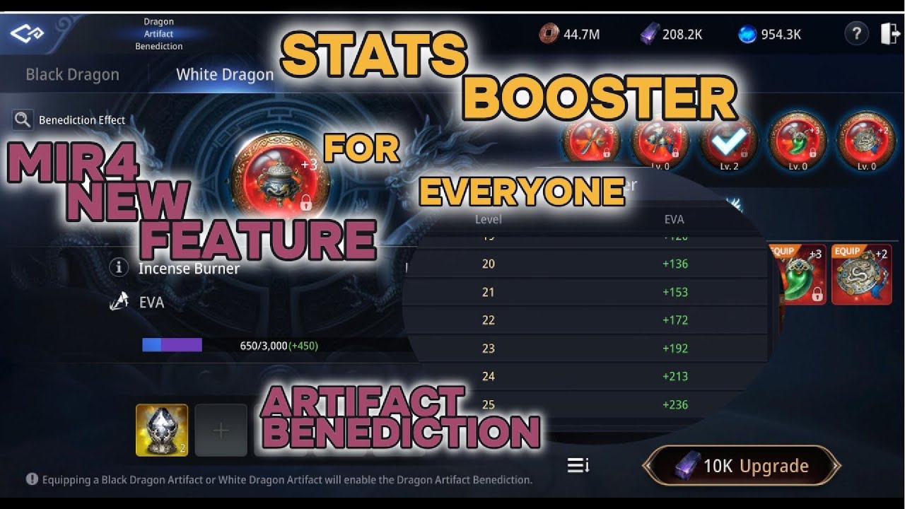 MIR4: Power Up Like A Pro - Dragon Artifact Benediction