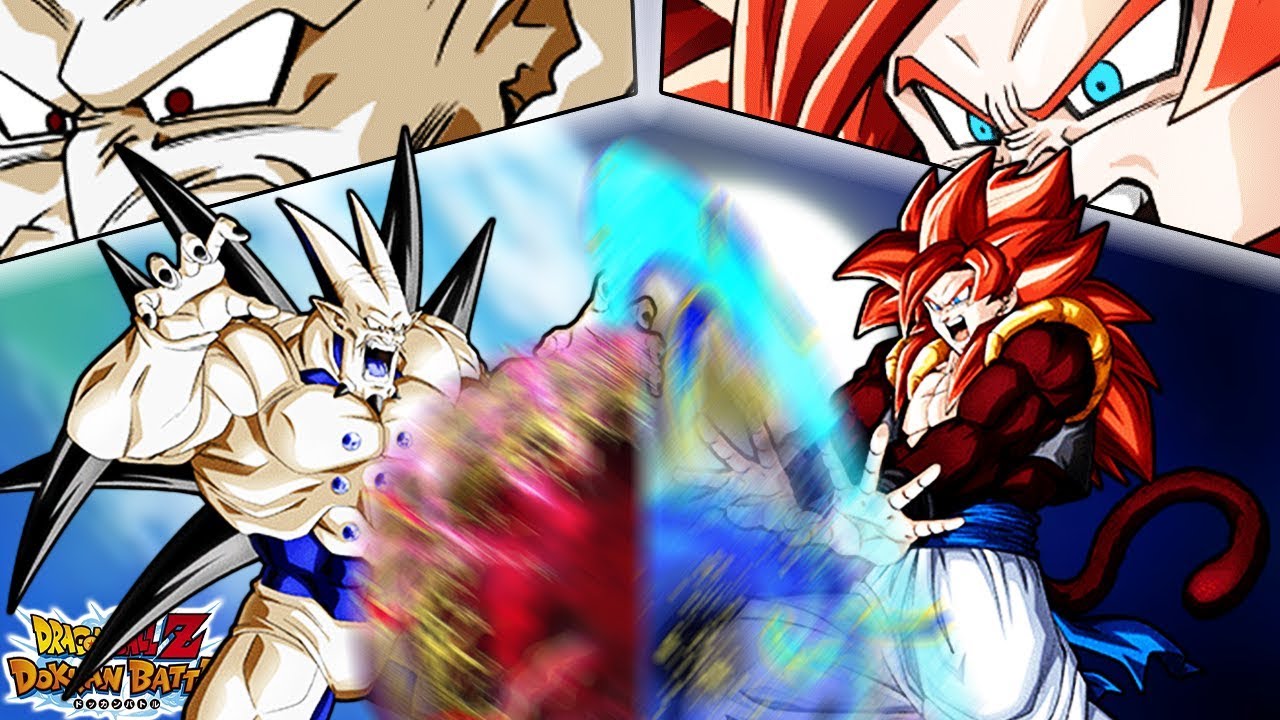 SSJ4 GOGETA DUAL MULTISUMMONS! RHYMESTYLE vs NANOGENIX! Dragon Ball Z Dokkan Battle
