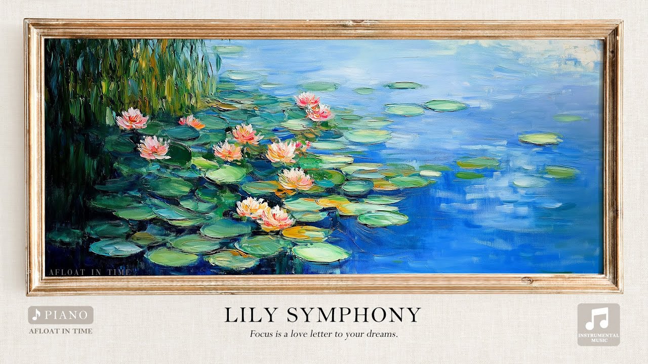 🌸Lily Symphony | Relaxing Piano Music for Deep Focus, Reading, Peaceful Mornings & Emotional Clarity