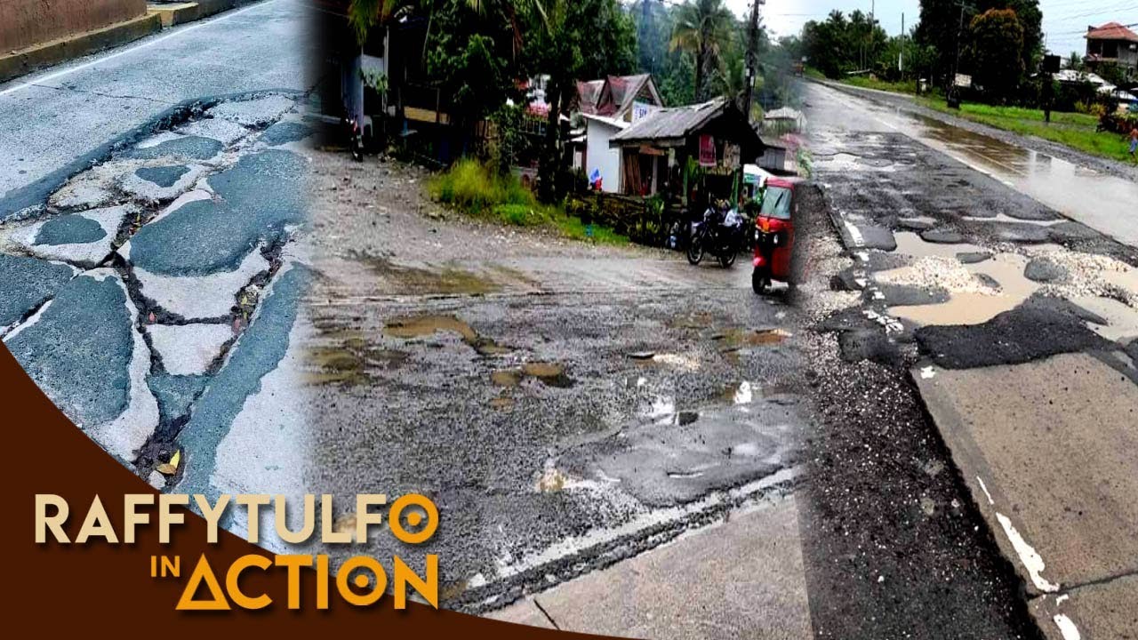 PELIGROSONG KALSADA SA AGUSAN DEL SUR!