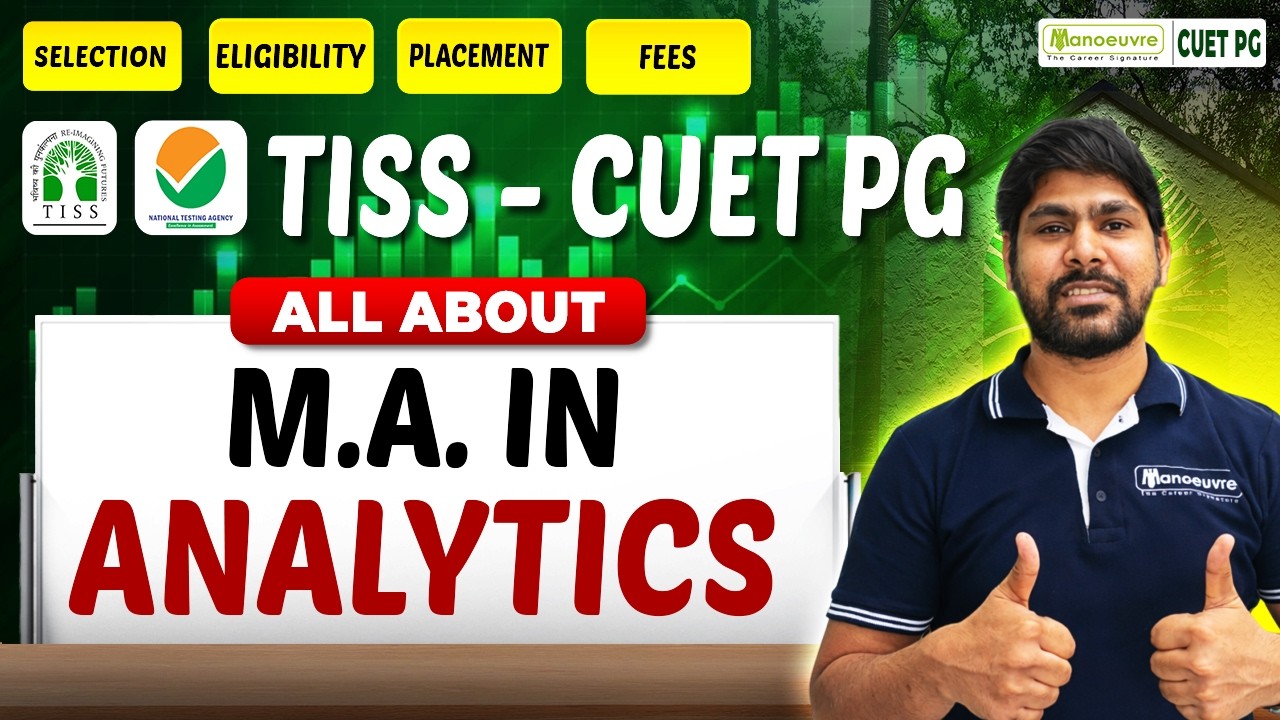 All About TISS M.A in Analytics Full Details 🎯| Eligibility | Fees | Cutoff | Placements