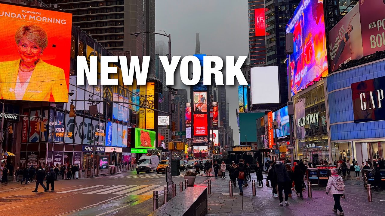 New York City LIVE Rainy Manhattan on Thursday (March 5, 2026)