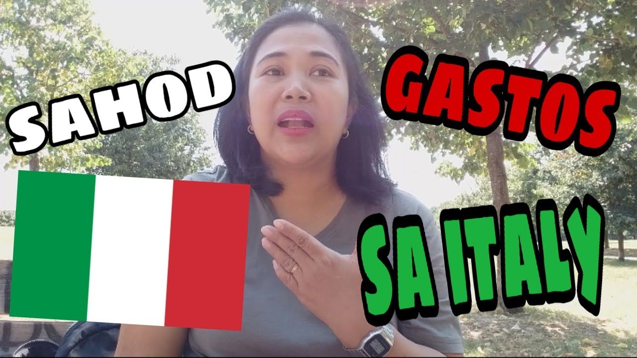 SAHOD AT GASTOS SA ITALY / SALARY VS. EXPENSES | VLOG 23