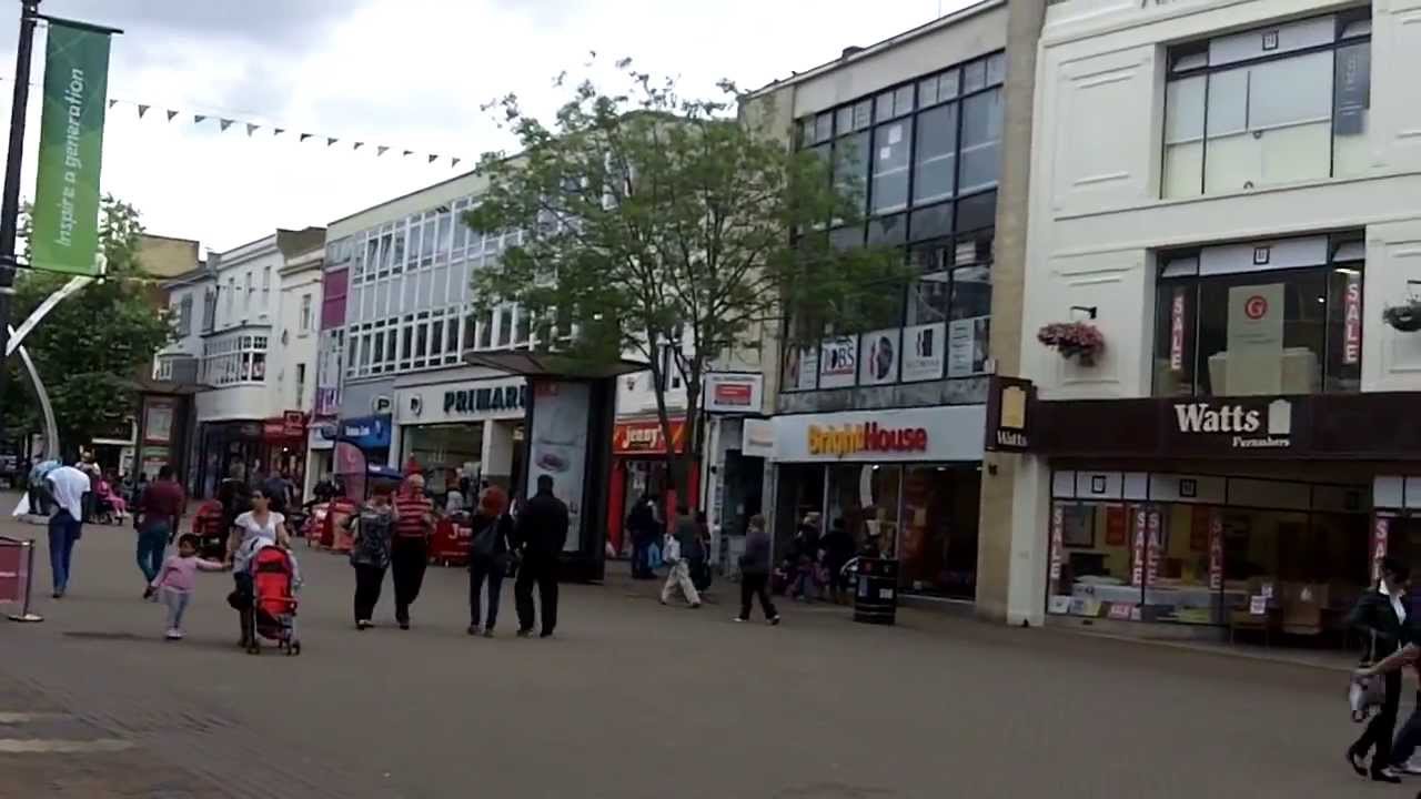 Town Centre and Shops, Northampton.