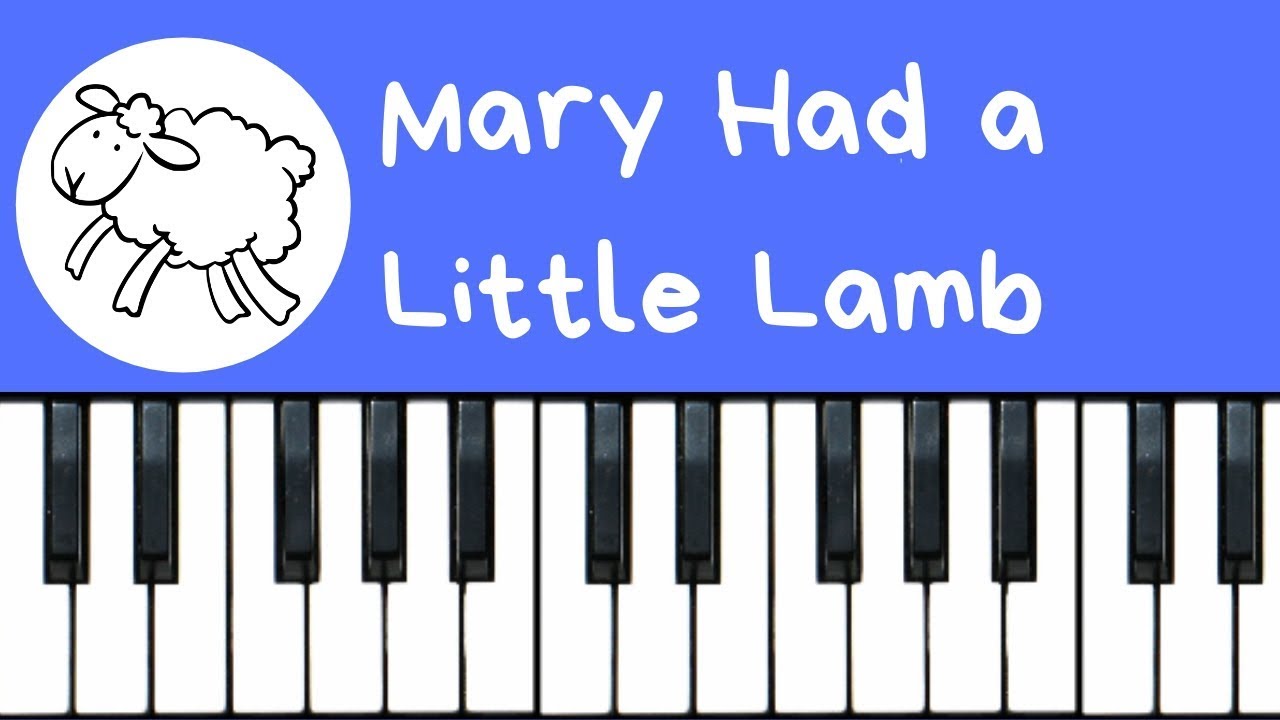 How to play Mary Had a Little Lamb on piano or keyboard