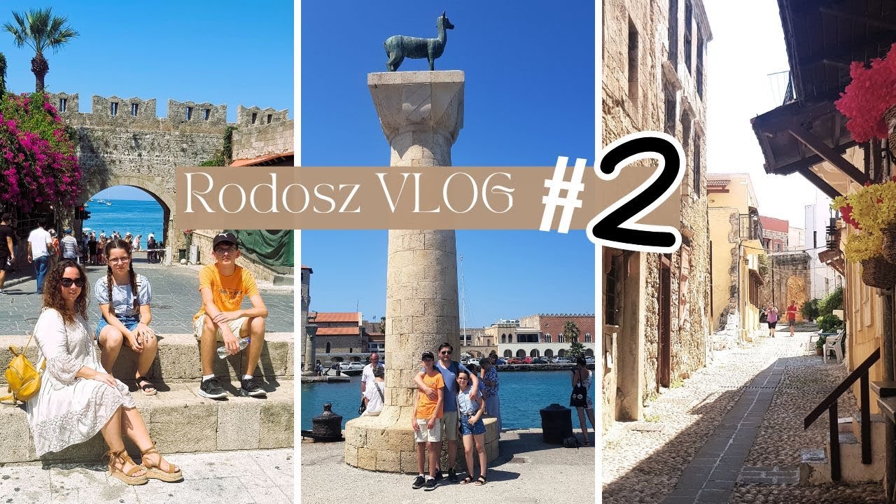 Rodosz VLOG 2. rész - Az ókori világ 7 csodájának egyikénél jártunk + Old Town, az elbűvölő Óváros