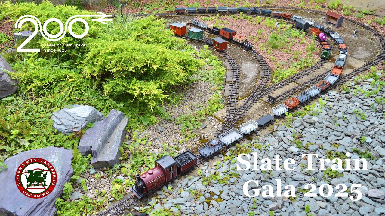 Sefton & West Lancs - Slate Train Gala 2025 - SM32 16mm Garden Railway
