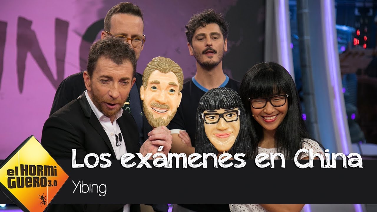 Yibing explica a Joaquín Reyes y a Antonio Pagudo cómo son los exámenes chinos - El Hormiguero 3.0