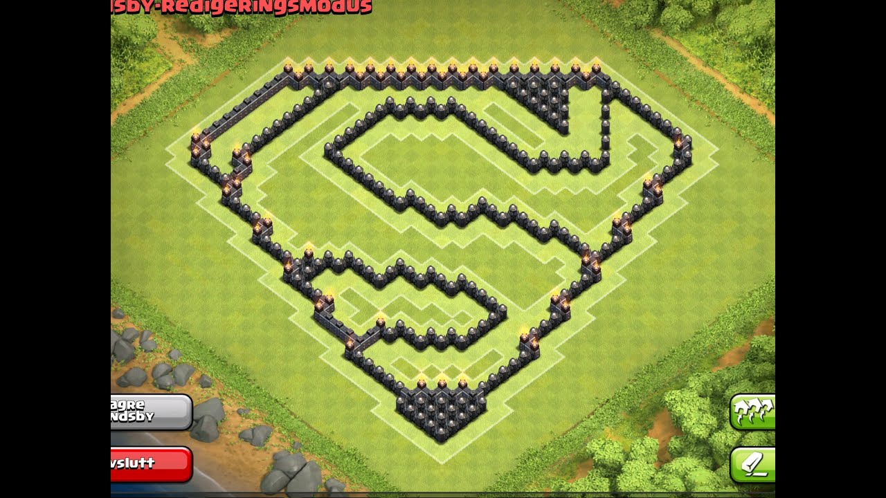 EPIC TOWN HALL 9 (TH9) Farming Base (SUPERMAN Design) - 4TH Mortar - Clash Of Clans