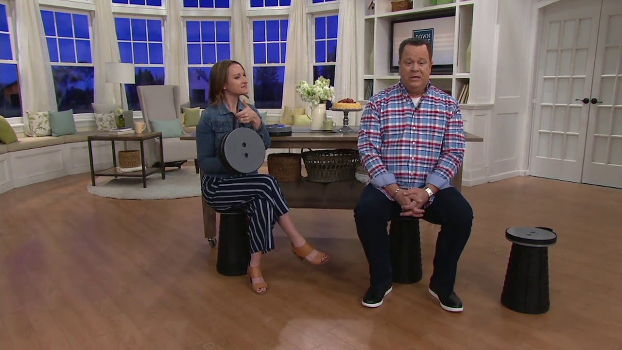 MiniMax Telescoping Portable Stool Seat by Microdel on QVC