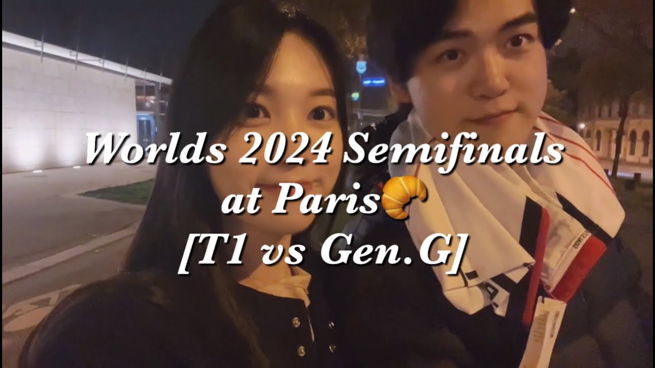 🇫🇷 월즈 세미파이널 파리 브이로그 | T1 vs Gen G