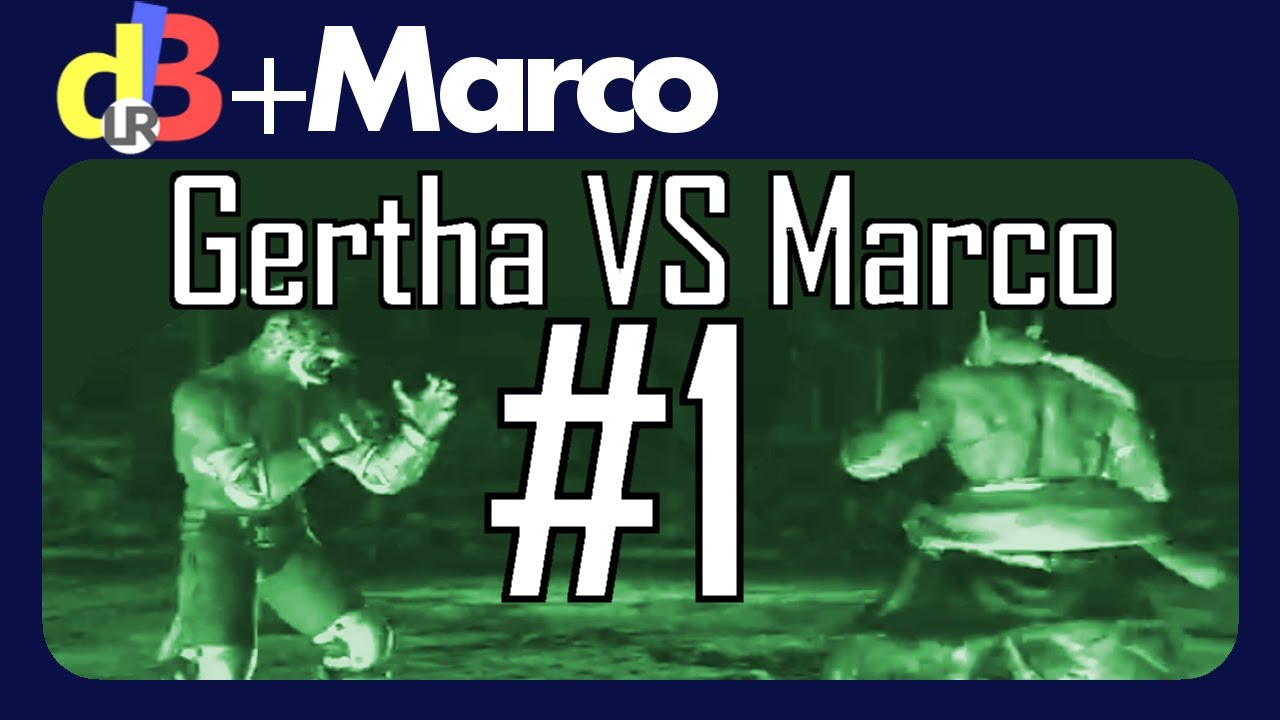 Marco kriegt auf die Fresse! - Gertha gegen Marco #01 [Tekken Tag Tournament 2]