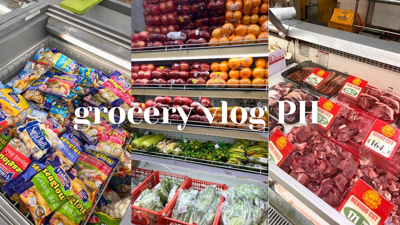 GROCERY VLOG PH 🌽 | filipino snacks, monthly essentials, living in the PH, grocery shopping | PH