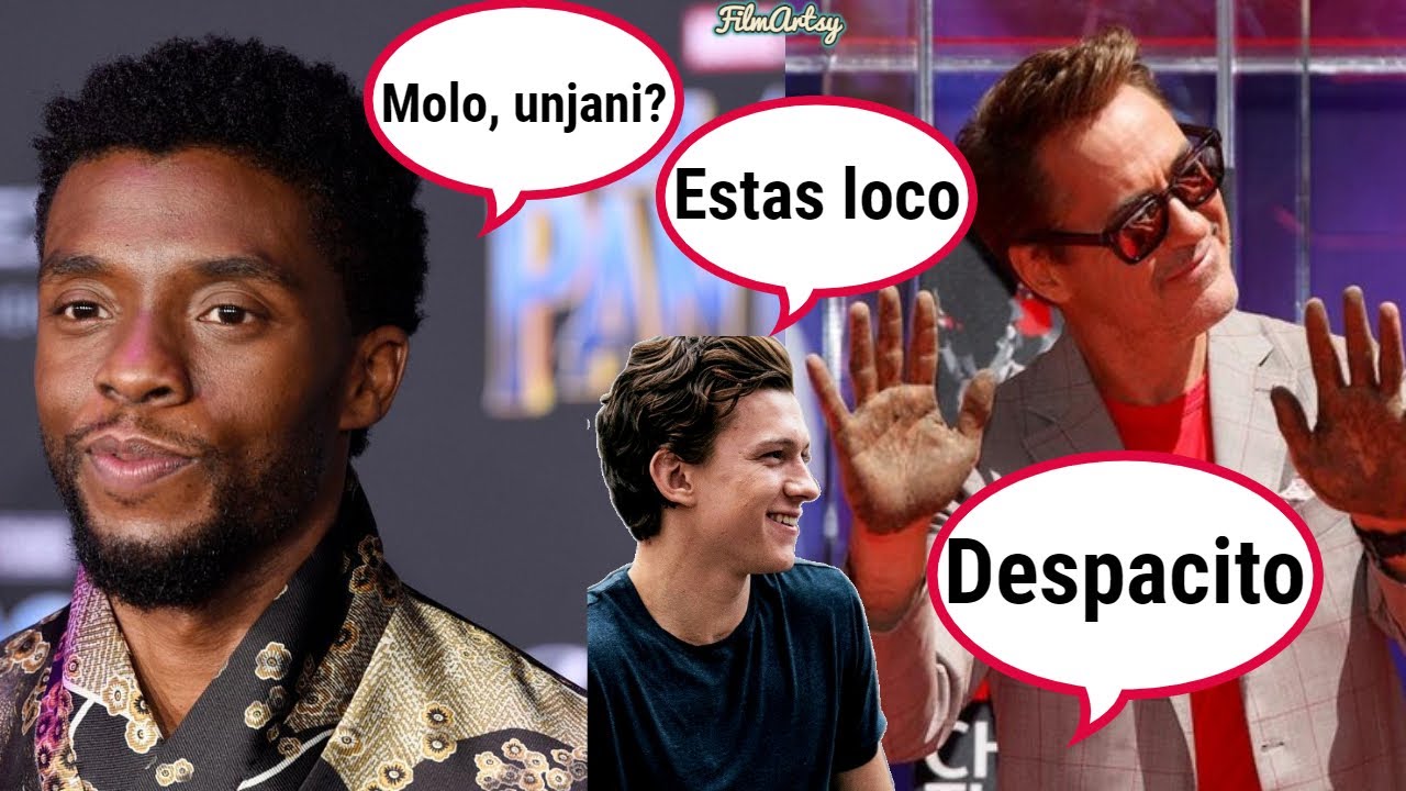 Avengers  Cast Speaking Different Languages | Avengers Talking In Different Languages In Interviews