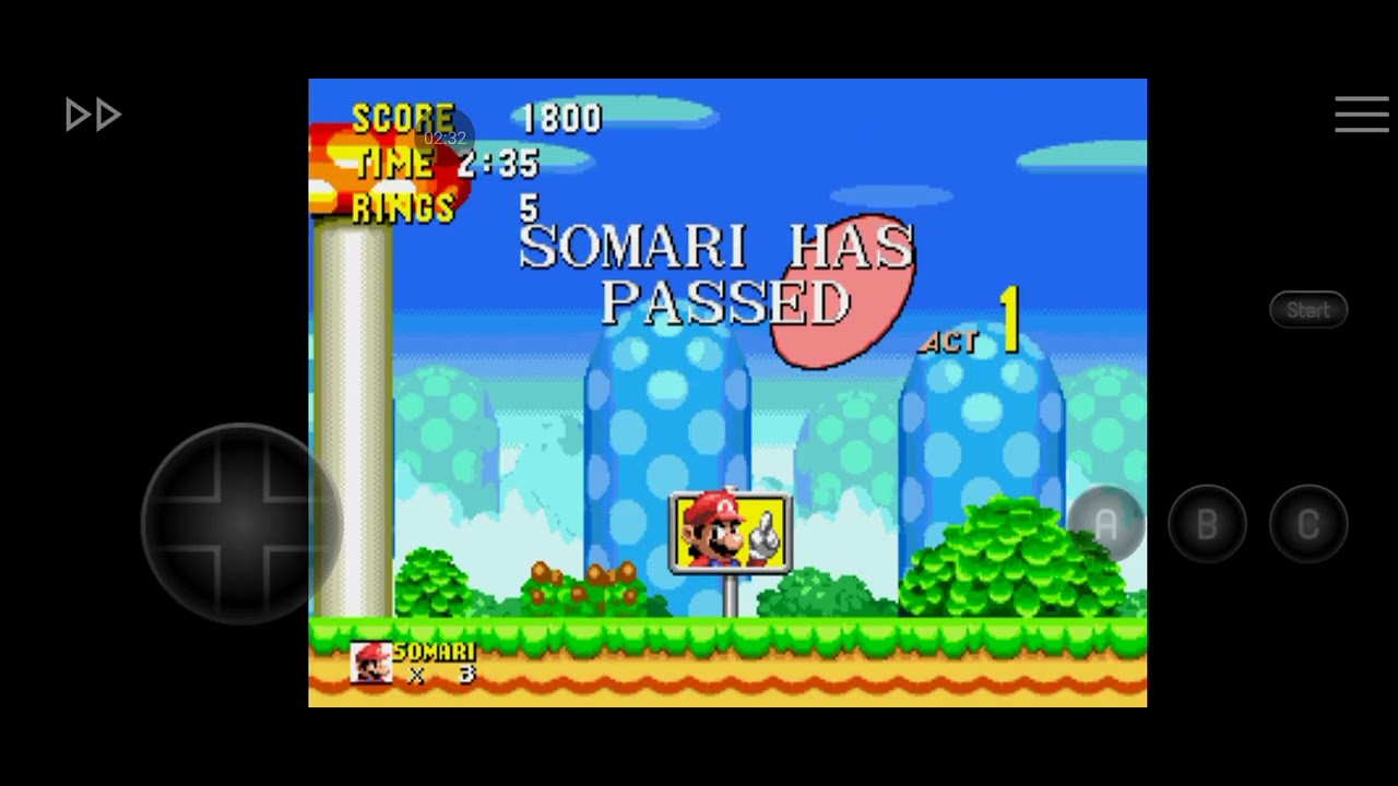 EP sla qual: OXIO, MARIC NO SORIO-digo, MARIO NO SONIC?