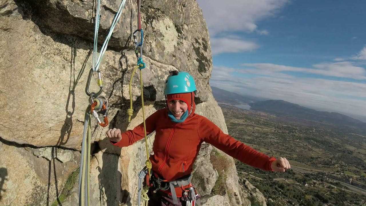 Escalada Via Ezequiel - Pico de la Miel -  La Cabrera