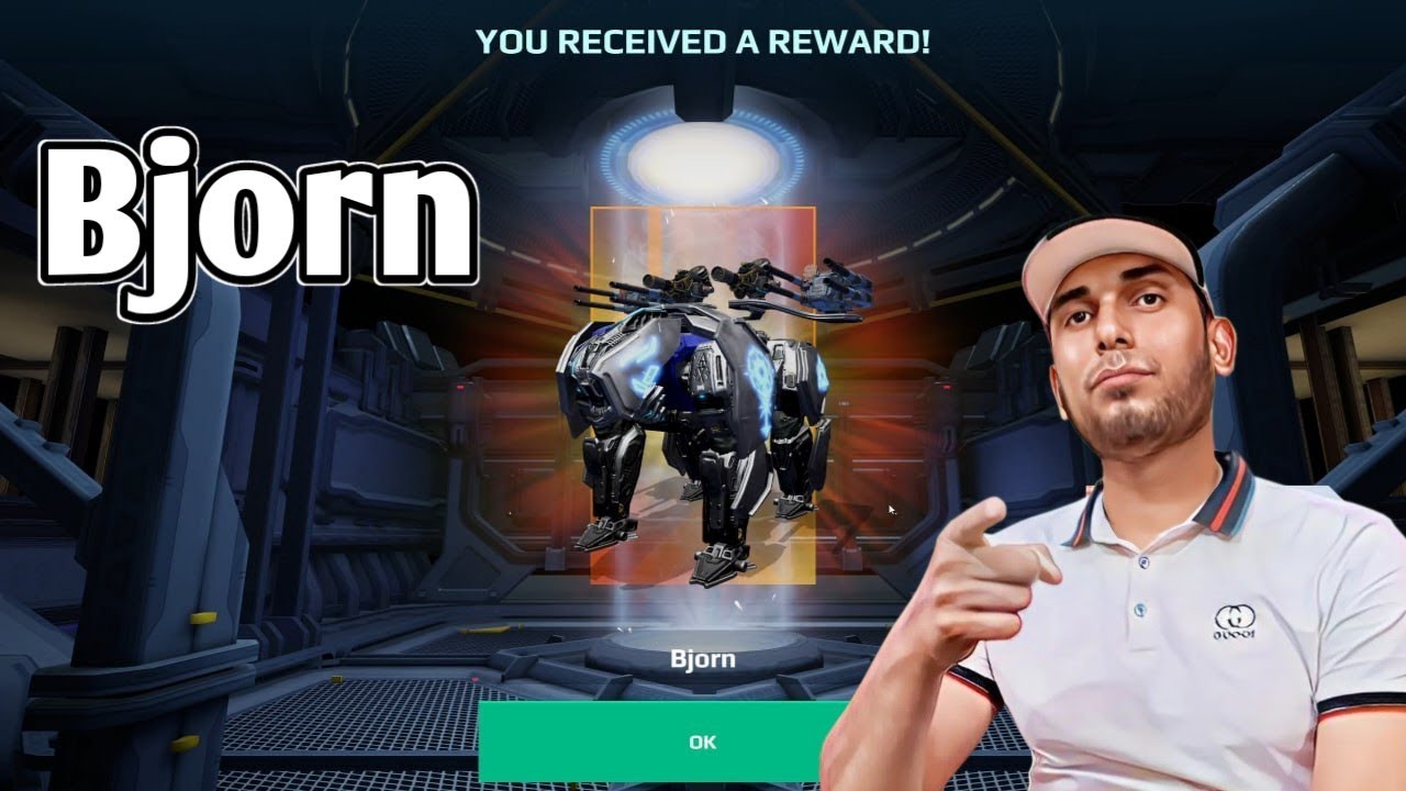 حصلت على تايتن Bjorn من تفتيح البكجات War Robots