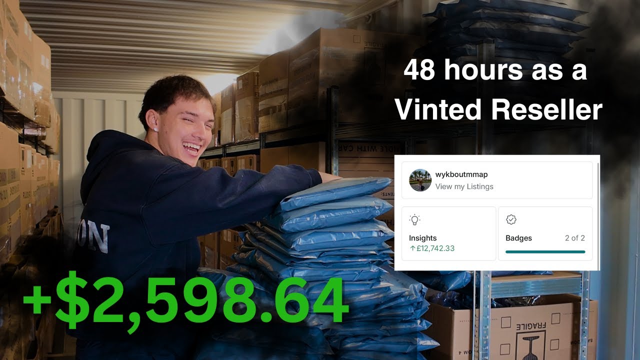 Vlog | $2598.64 in 48 hours selling used clothes on vinted.