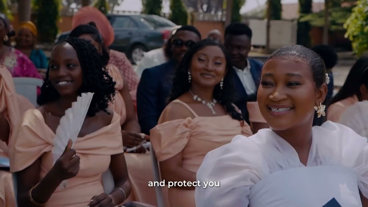 Beautiful Naija White Wedding | Bassmatics & Favour 