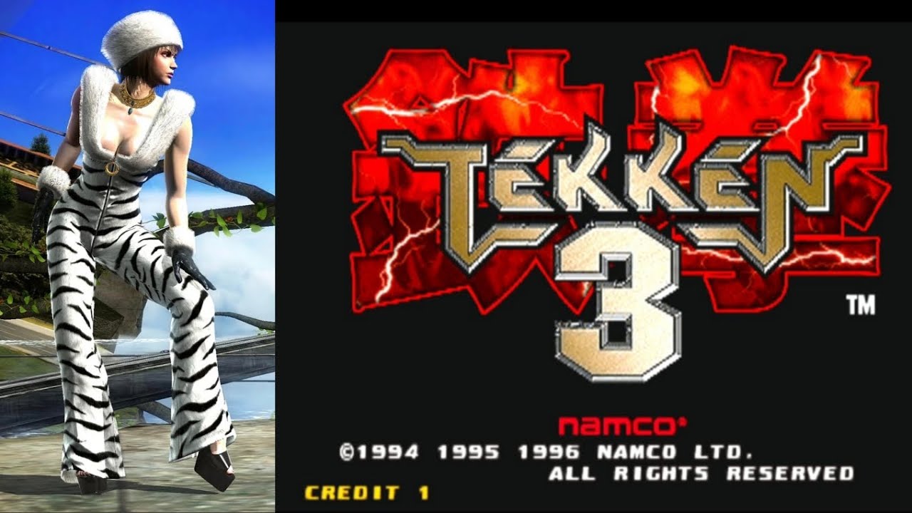 Tekken 3 Anna Williams Arcade Mode Gameplay (01/26)