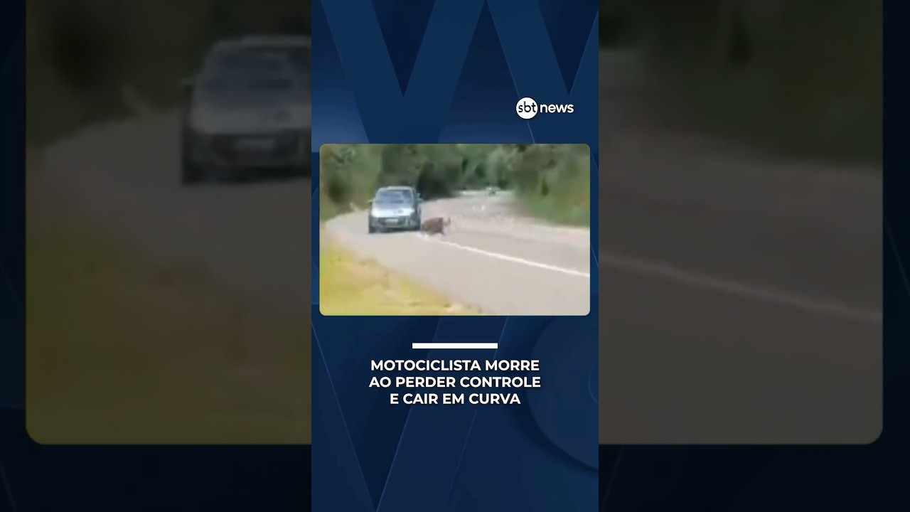 Motociclista morre ap&oacute;s perder controle em curva no interior de SP | #PrimeiroImpacto