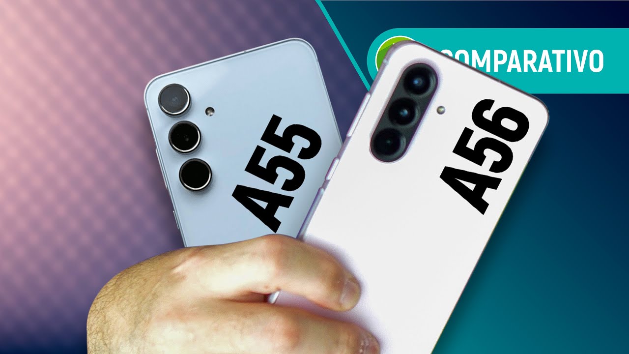 GALAXY A56 vs GALAXY A55: Samsung teve BOA EVOLUÇÃO em celular intermediário? | Comparativo