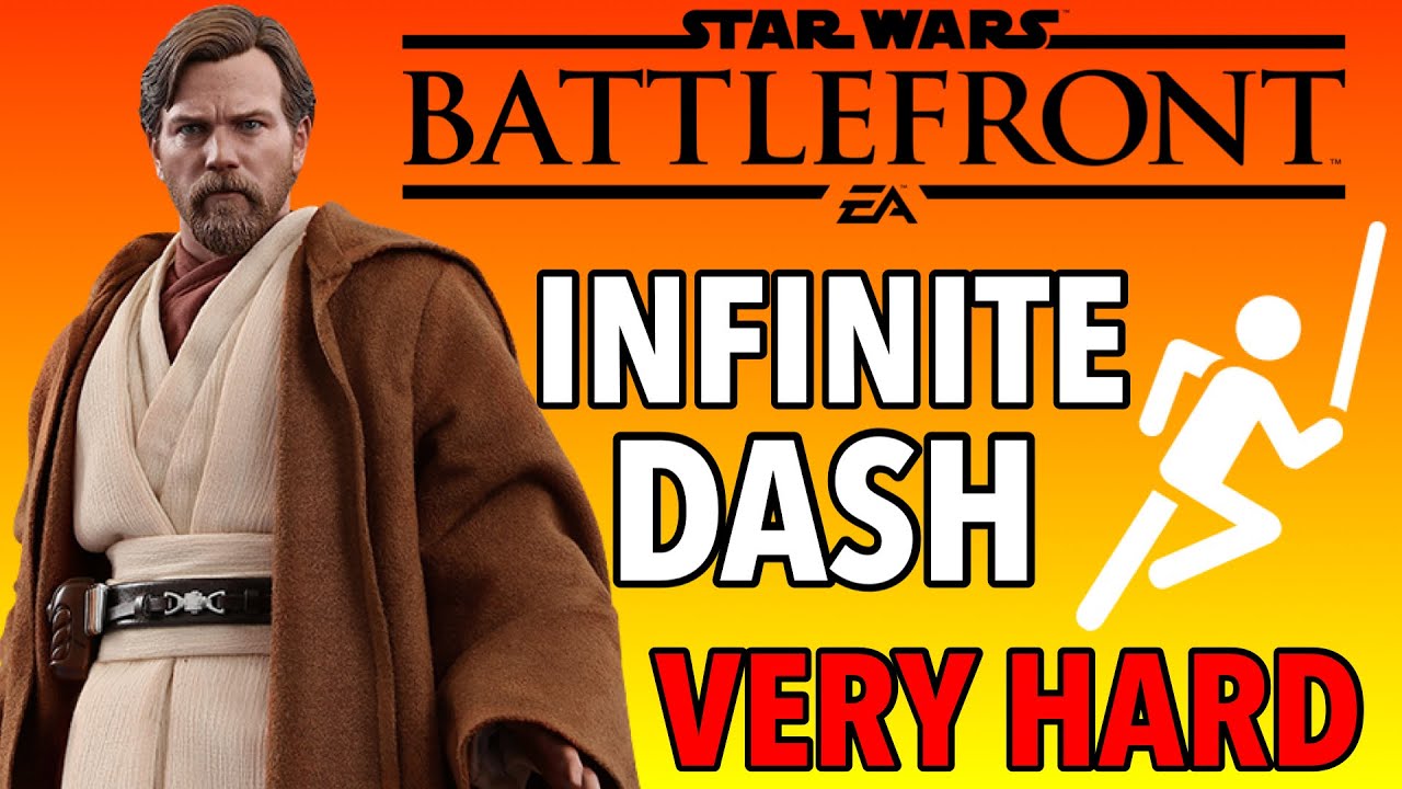 BATTLEFRONT 2 OBI WAN INFINITE DASH GLITCH * HARD *