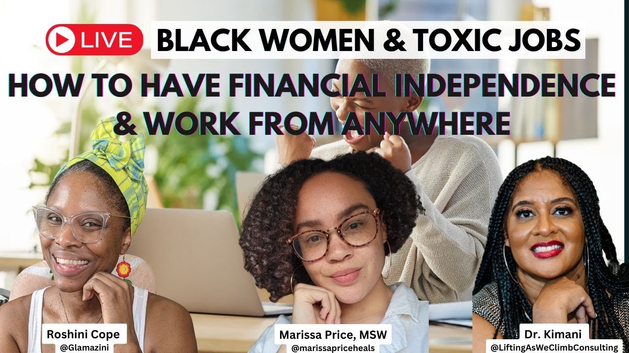 How To Have Financial Independence & Work From Anywhere #blackwomen #blackwoman