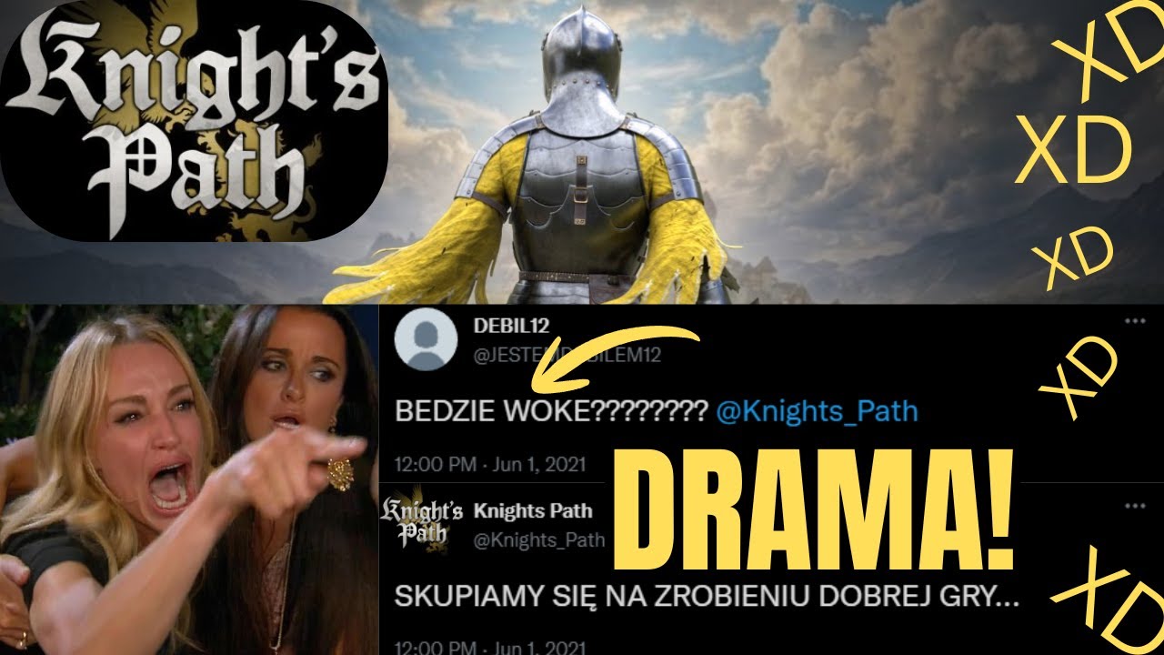 INDIE GRA ATAKOWANA BO NIE JEST WOKE XD - Knight's Path