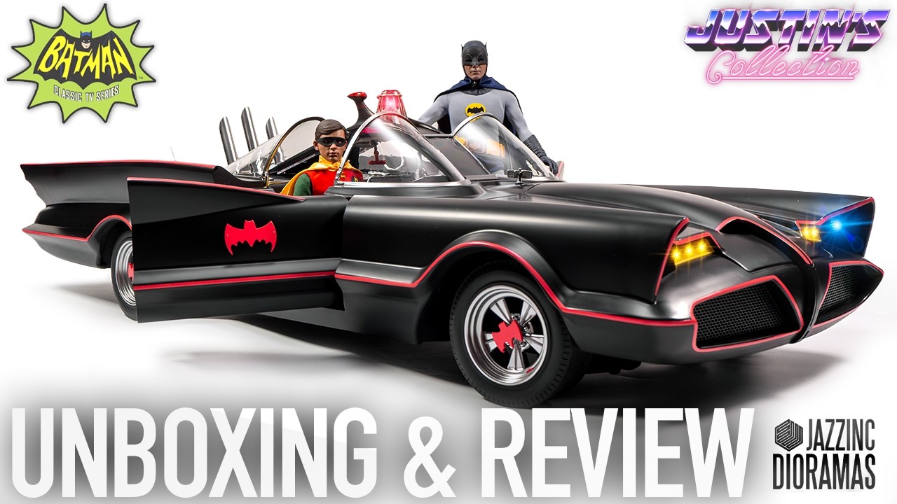 Batman 1968 Batmobile JazzInc 1/6 Scale Vehicle Unboxing & Review