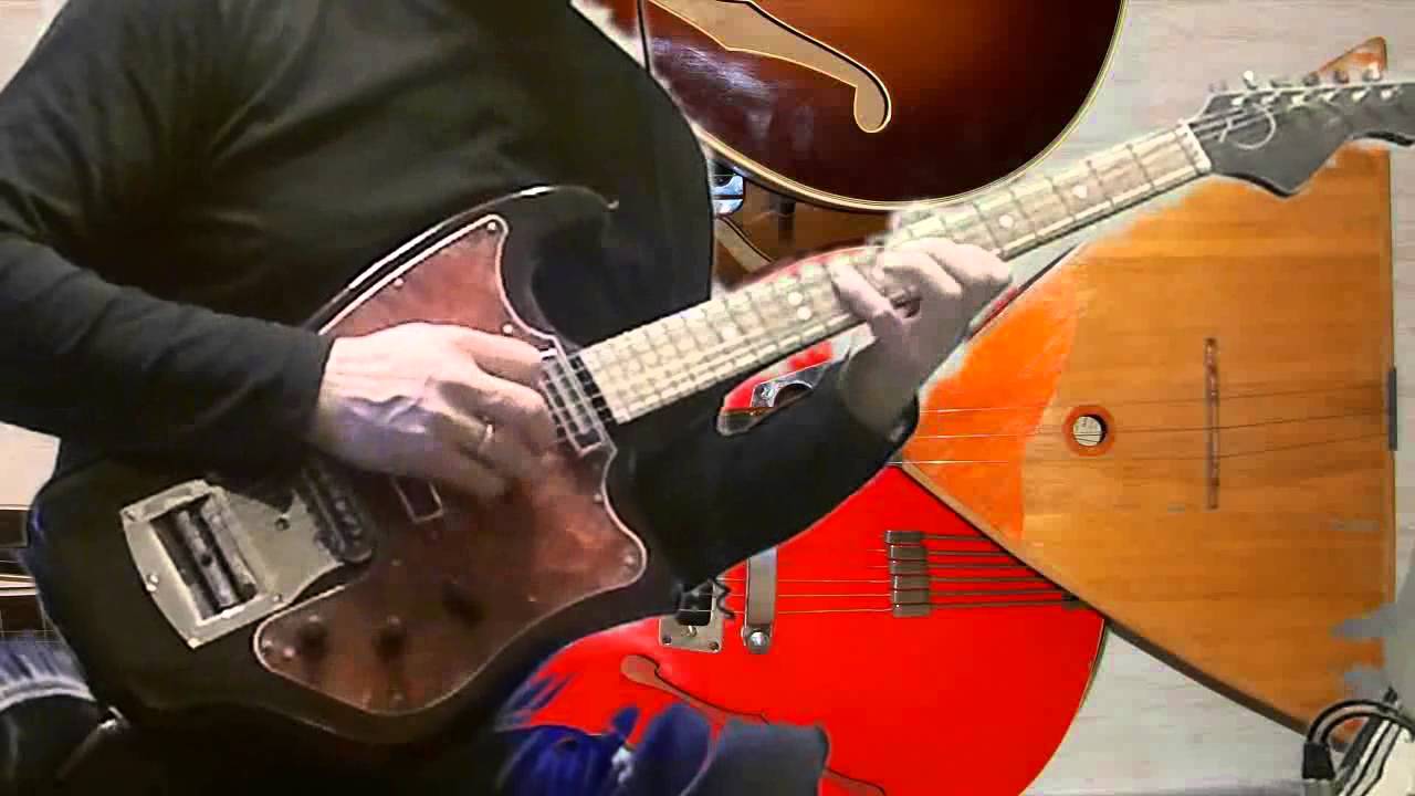 Vintage soviet russian guitar Tonika